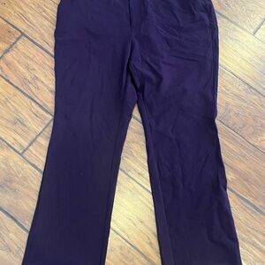 Nine West Deep Purple Bootcut Pants